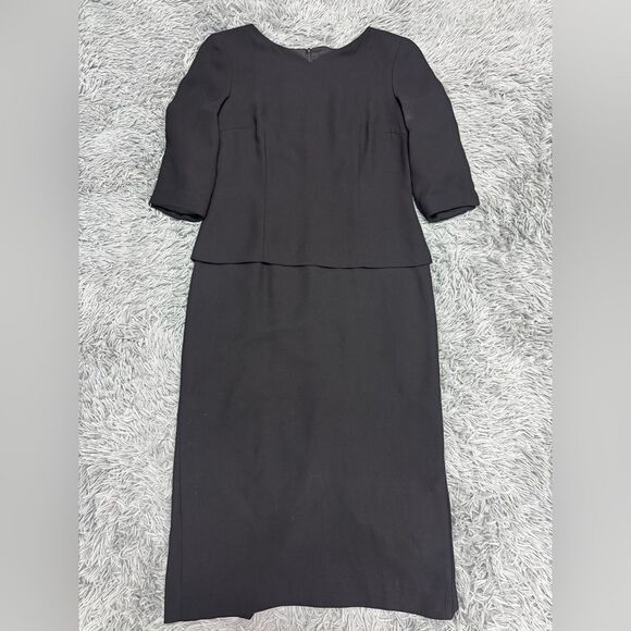 Talbots Elegant Black Women's Dress Size 8 - Picture 1 of 8